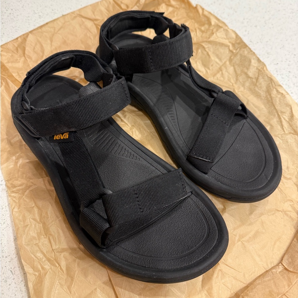 TEVA MEN HURRICANE XLT 2 BOOMERANG BLACK SPORTS SANDALS US 8